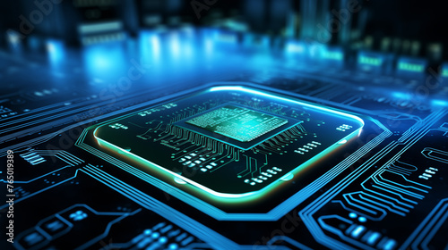 circuit board high-tech concept