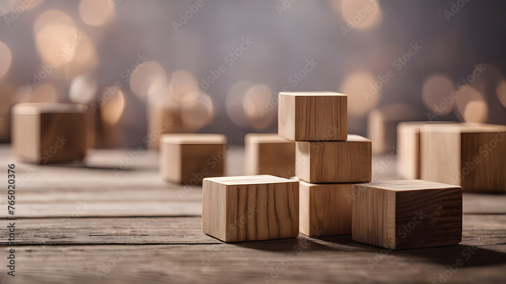 Wooden Block cubes. Solution, solve problem, business goal and success plan concepts. Wooden Block cubes. Solution, solve problem, business goal and success plan concepts.