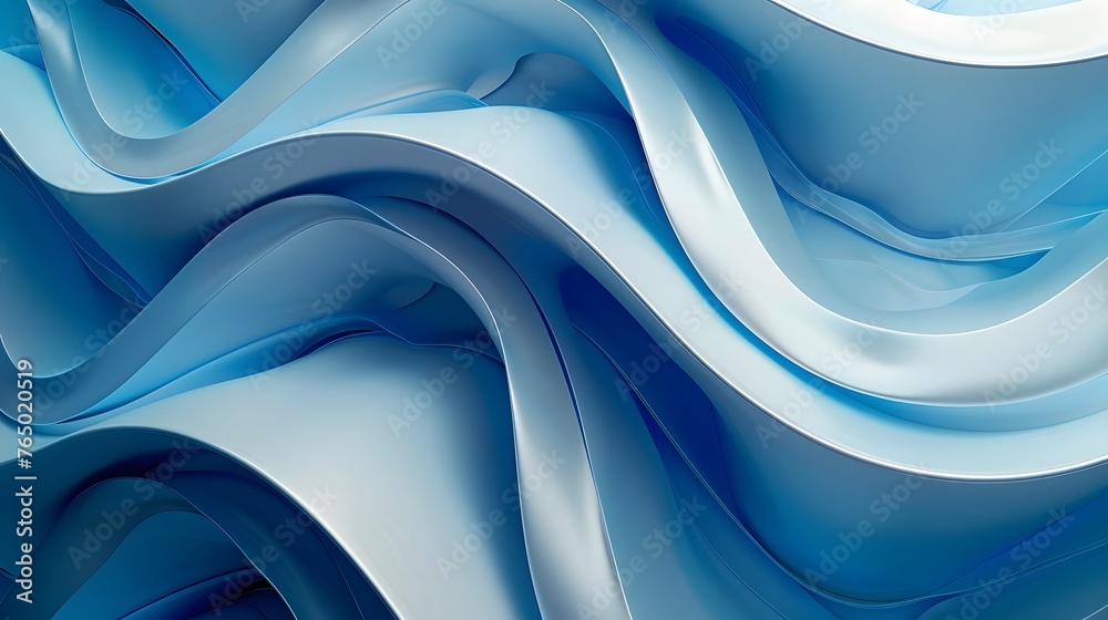 abstract blue waves background
