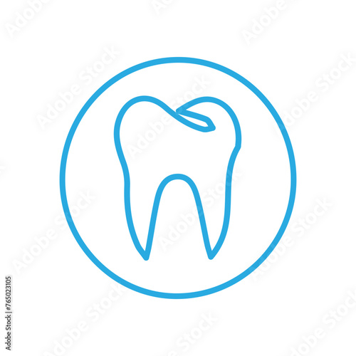 Dental flat design icons