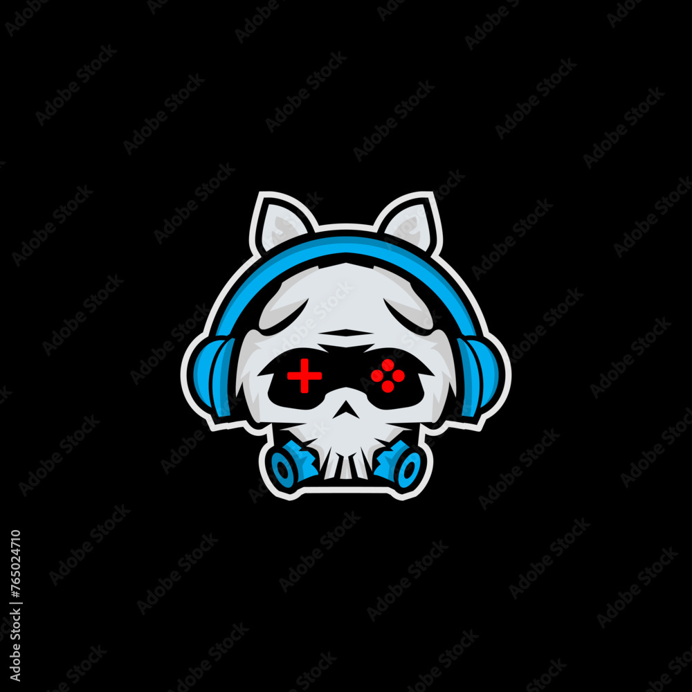 Gamer mascot logo design vector. Game player illustration for sports team. Game player vector illustration. Modern illustration concept style for badge. Gamer mascot logo design vector. Game player illustration for sports team. Game player vector illustration. Modern illustration concept style for badge.