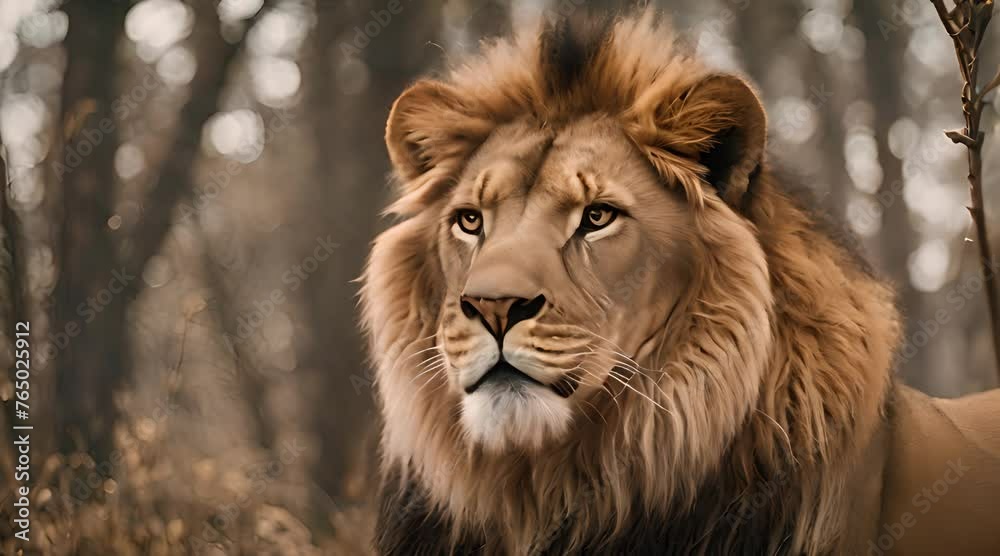 portrait of a lion portrait of a lion