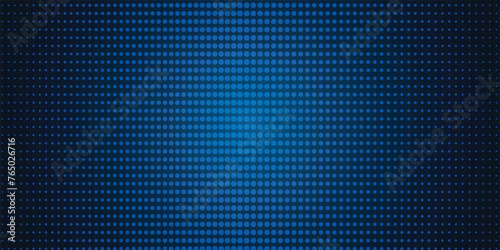 3D abstract dark blue background with dot pattern vector design, EPS 10 technology theme © ahmad