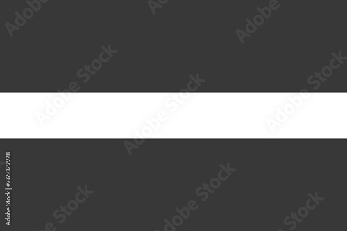 Latvia flag - greyscale monochrome vector illustration. Flag in black and white