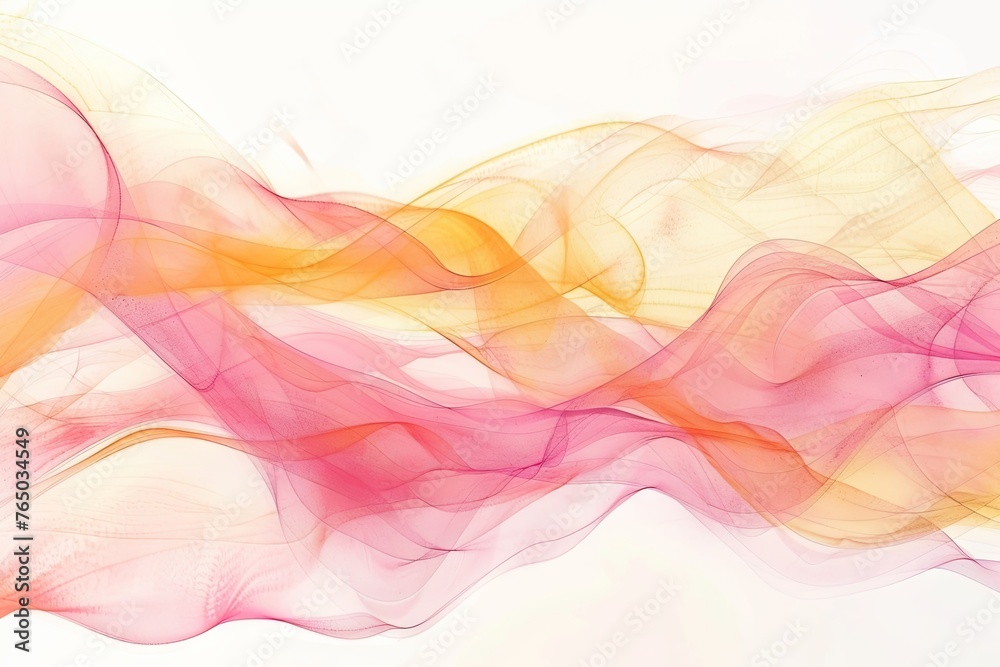 Fototapeta premium Alcohol ink orange pink texture. Fluid ink abstract background. orange pink abstract painting background. Generative ai