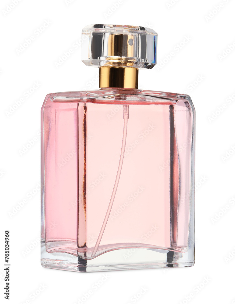 Luxury perfume in bottle isolated on white Luxury perfume in bottle isolated on white