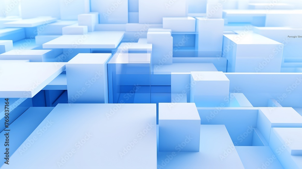 3d rendering of white and blue abstract geometric background. Scene for advertising, technology, showcase, banner, game, sport, cosmetic, business, metaverse. Sci-Fi Illustration. Product display 3d rendering of white and blue abstract geometric background. Scene for advertising, technology, showcase, banner, game, sport, cosmetic, business, metaverse. Sci-Fi Illustration. Product display