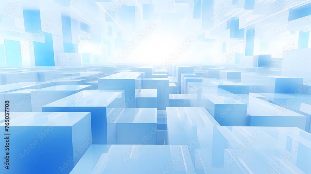 3d rendering of white and blue abstract geometric background. Scene for advertising, technology, showcase, banner, game, sport, cosmetic, business, metaverse. Sci-Fi Illustration. Product display 3d rendering of white and blue abstract geometric background. Scene for advertising, technology, showcase, banner, game, sport, cosmetic, business, metaverse. Sci-Fi Illustration. Product display