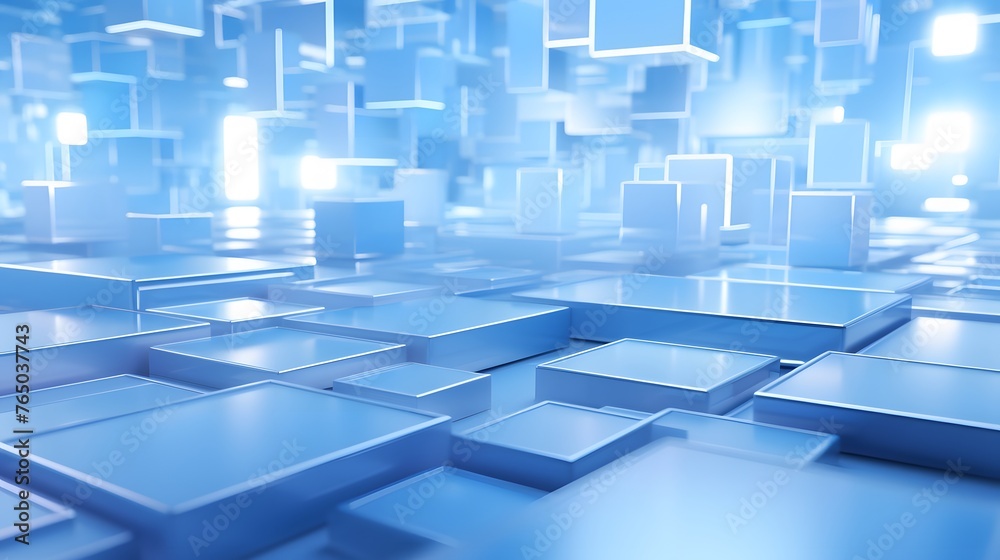 3d rendering of white and blue abstract geometric background. Scene for advertising, technology, showcase, banner, game, sport, cosmetic, business, metaverse. Sci-Fi Illustration. Product display 3d rendering of white and blue abstract geometric background. Scene for advertising, technology, showcase, banner, game, sport, cosmetic, business, metaverse. Sci-Fi Illustration. Product display