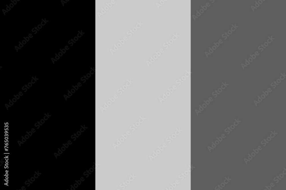 Belgium flag - greyscale monochrome vector illustration. Flag in black and white