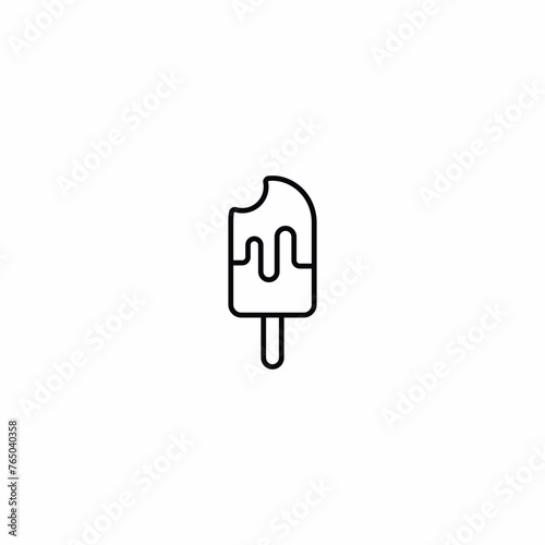 Bitten Ice Cream Popsicle icon