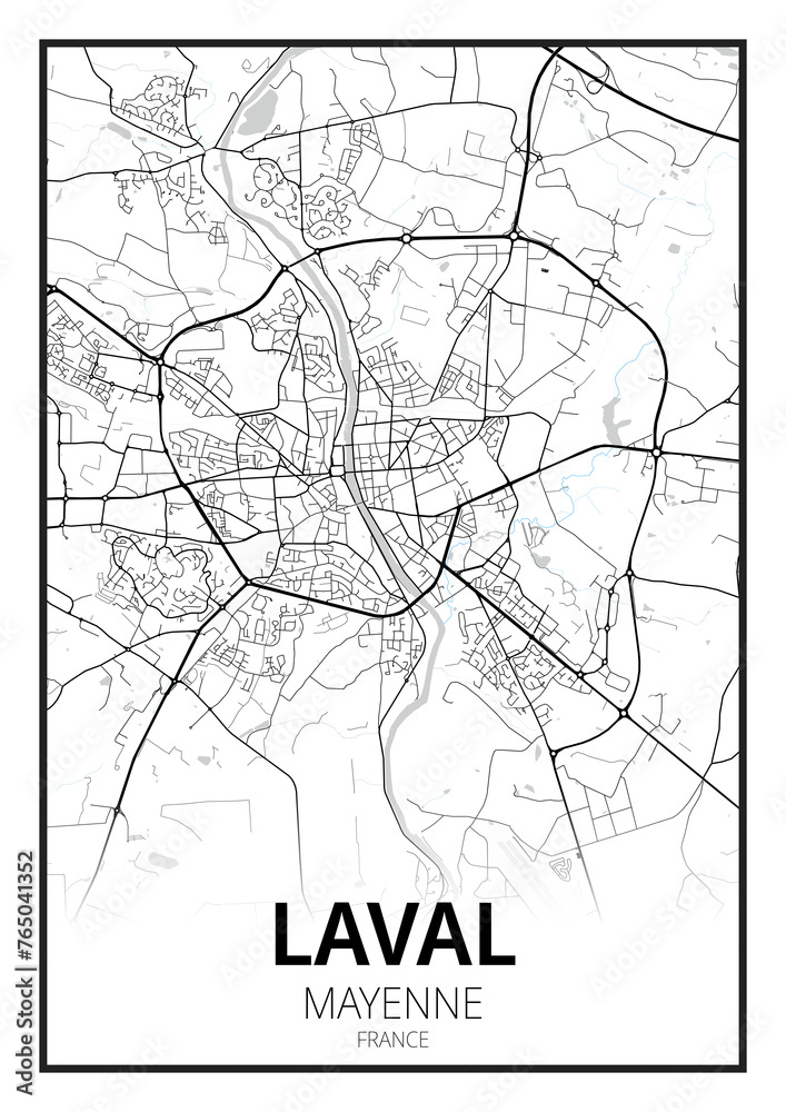 Obraz premium Laval, Mayenne