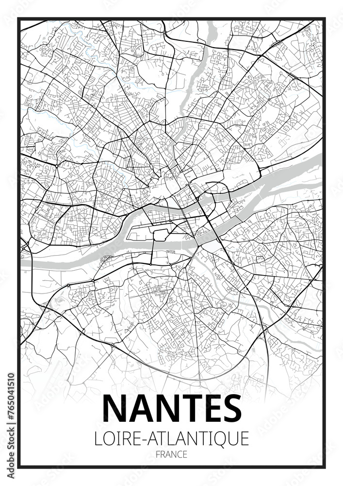 Obraz premium Nantes, Loire-Atlantique
