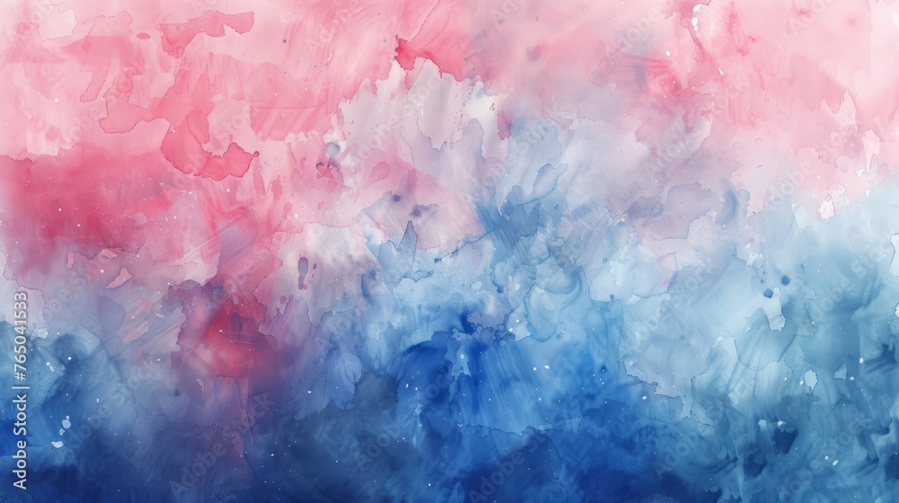Wondrous watercolor: vibrant wet background illustration, perfect for artistic projects - obrazy, fototapety, plakaty 