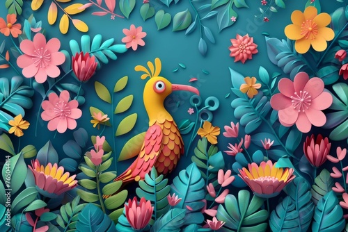 Whimsical creatures in bright illustrations, playful designs dance on the page