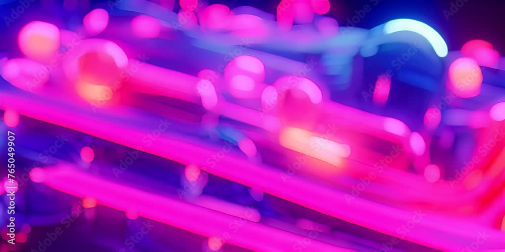 neon lights abstract shapes 4K Video neon lights abstract shapes 4K Video