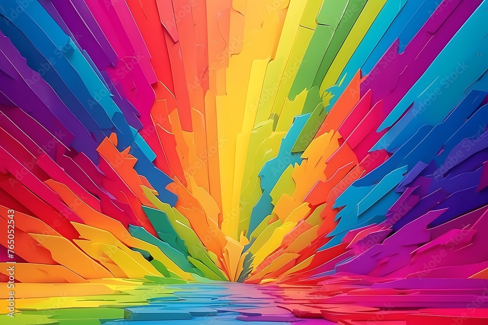 colorful abstract wavy background.