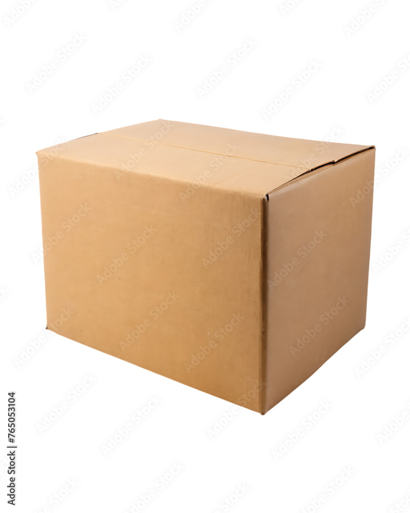 Box isolated on transparent background Box isolated on transparent background