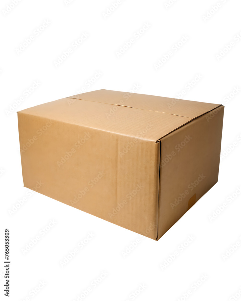 Box isolated on transparent background