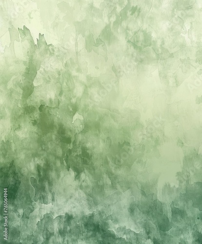 Light green watercolor background.