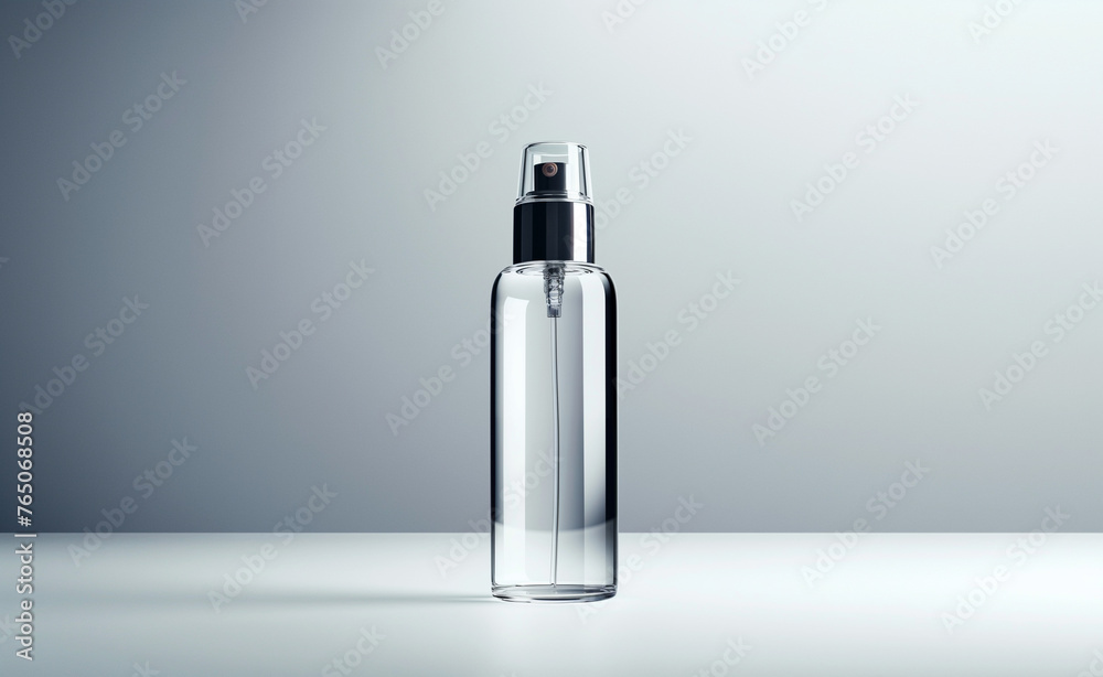 Pristine Elegance: Transparent Cosmetic Spray Bottle Pristine Elegance: Transparent Cosmetic Spray Bottle