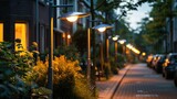 An informative breakdown of the energy saved and emissions reduced by a city's transition to LED streetlights powered by solar panels, demonstrating real-world impacts of renewable energy policies