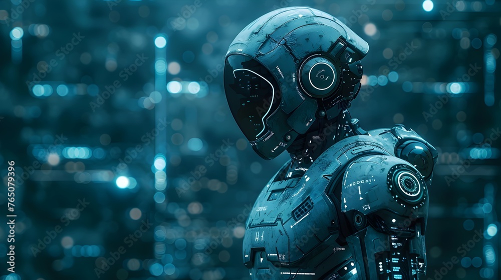 Intricate Mechanical Robot Blueprint Intricate Mechanical Robot Blueprint