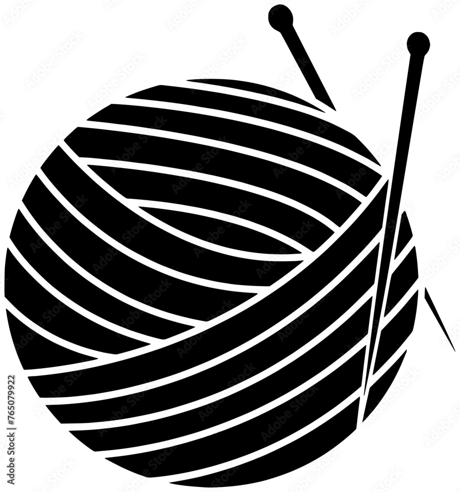 yarn illustration handmade silhouette wool logo thread icon knit outline craft hobby needle woolen ball textile needlework sewing skein shape handicraft crochet needles for vector graphic background yarn illustration handmade silhouette wool logo thread icon knit outline craft hobby needle woolen ball textile needlework sewing skein shape handicraft crochet needles for vector graphic background