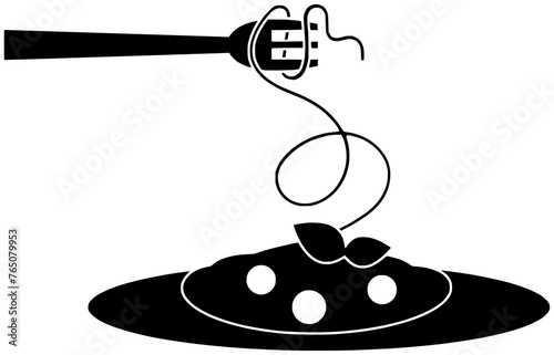 lunch illustration ramen silhouette meal logo tasty icon noodle outline food cuisine pasta italian macaroni nutrition plate restaurant basil shape spaghetti tomato traditional for vector graphic
