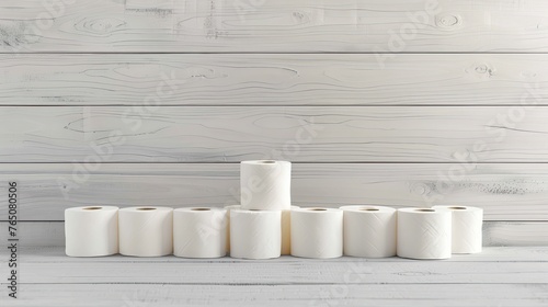 Toilet paper assortment. Generative AI photo