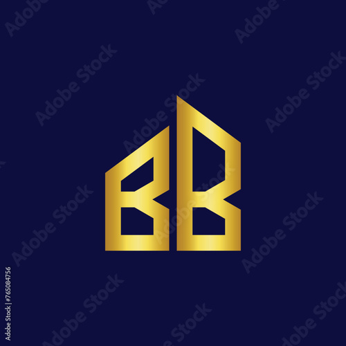 bb latter real estate logo design
