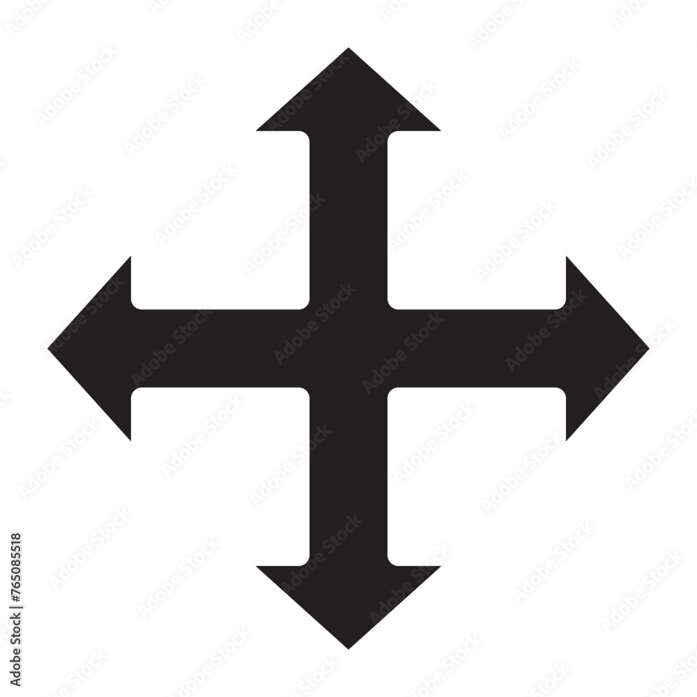 Arrow icon isolated on white background Arrow icon isolated on white background