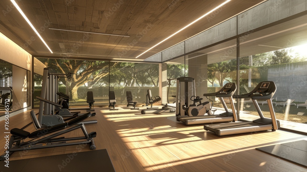 Our gym photo showcases modern equipment for cardio and strength training, ensuring guests stay fit during their stay Our gym photo showcases modern equipment for cardio and strength training, ensuring guests stay fit during their stay