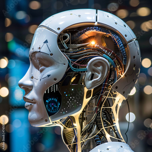 Advanced artificial intelligence ensuring ethical governance in societal systems. Ethical AI autonomy shaping the framework of future societal systems. Advanced AI and society.