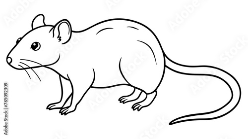 Whimsical Rat Vector Illustration Adding Charm to Your Designs