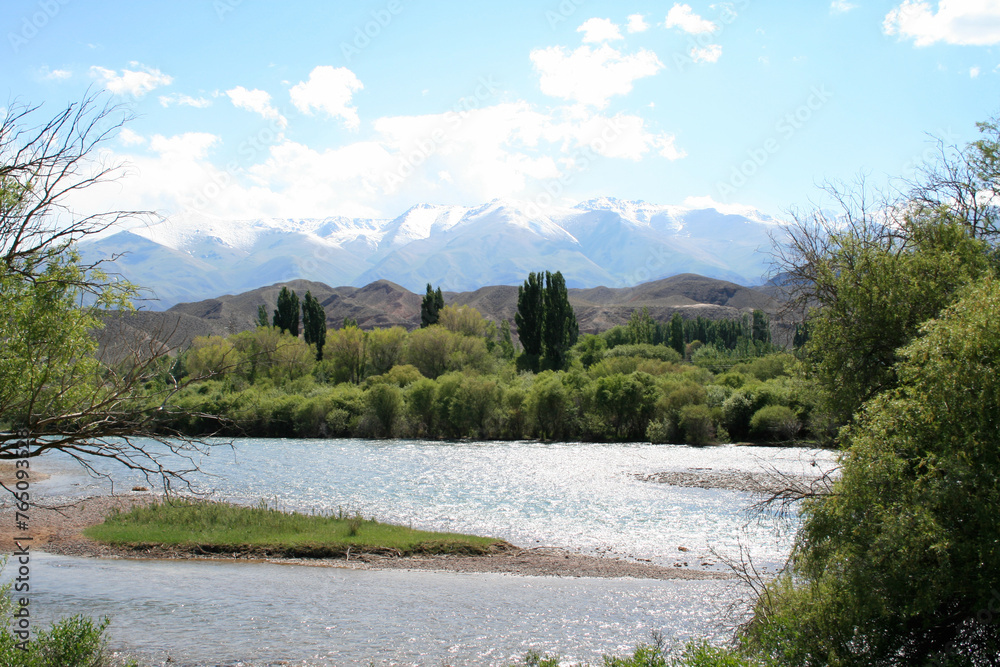 Chüy River Valley near Tokmok, Kyrgyzstan