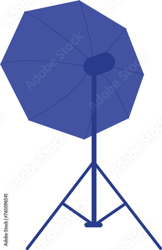 Light reflector icon. Professional photo studio equipment