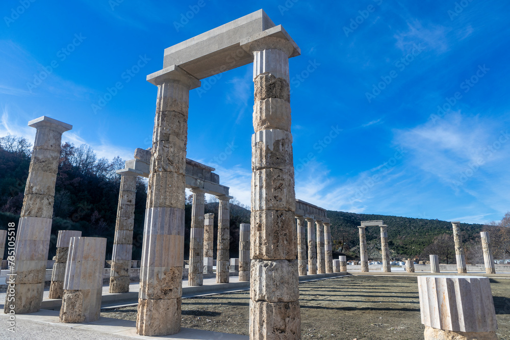 The Palace of Aigai following 16 years of restoration, Vergina