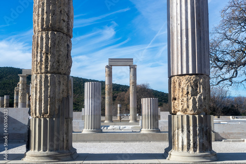 The Palace of Aigai following 16 years of restoration, Vergina photo