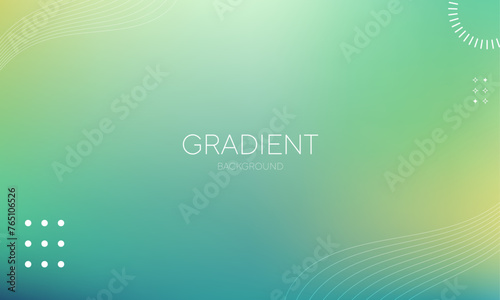 Background gradient green tones