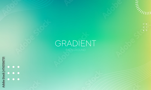 Gradient green tones background
