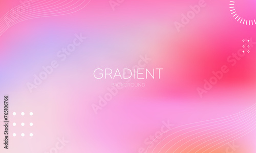 Gradient trendy background