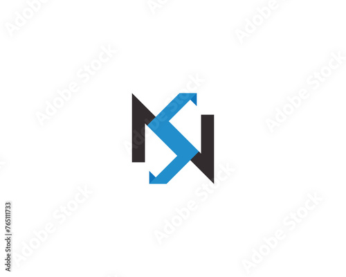 creative letter NS logo design vector template Free Download creative letter NS logo design vector template - GFXLoad
