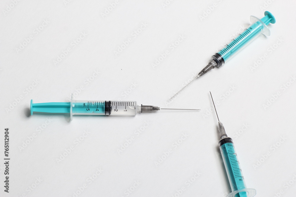 syringe with a needle syringe with a needle