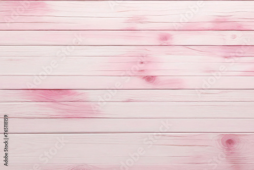 White and pink wood wall wooden plank board texture background with grains and structures
