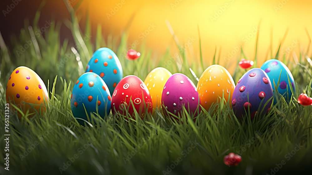 Easter background, background with copy space