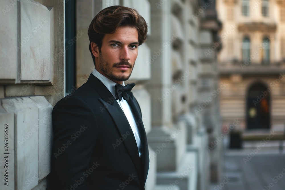 Stylish Elegant man fashion. Attractive person. Generate Ai Stylish Elegant man fashion. Attractive person. Generate Ai