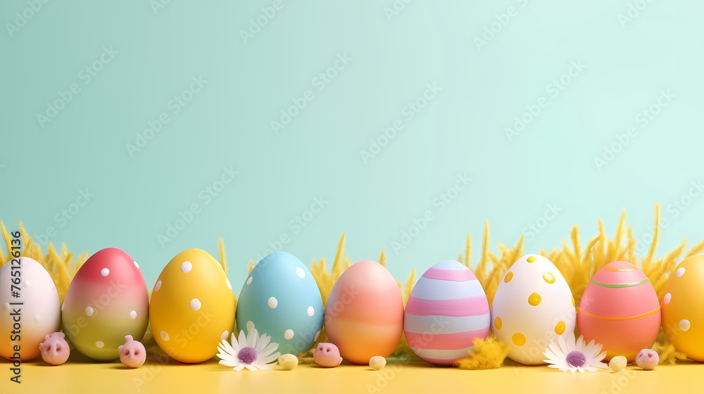 Colorful Easter background Colorful Easter background