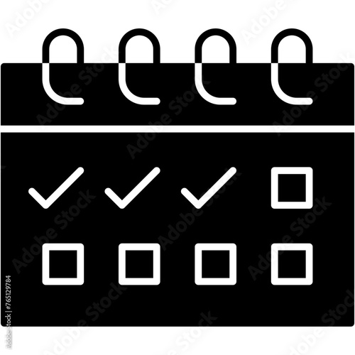 Attend, calendar, check, event, time Icon