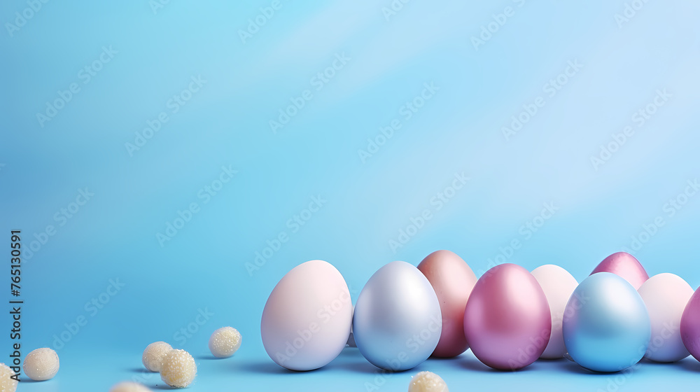Easter banner with copy space Easter banner with copy space